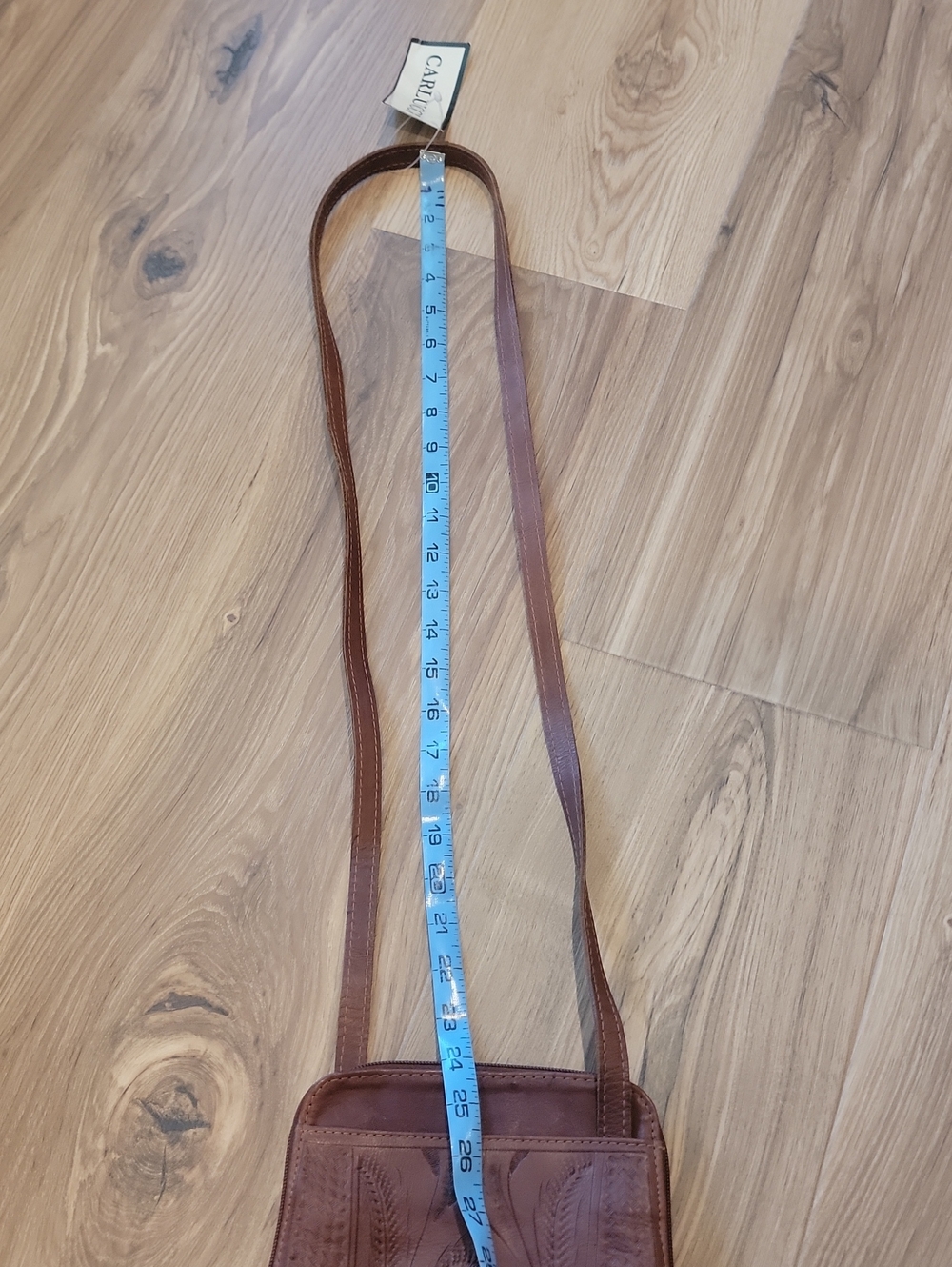 NWT Tooled Leather Crossbody - Picture 15 of 15